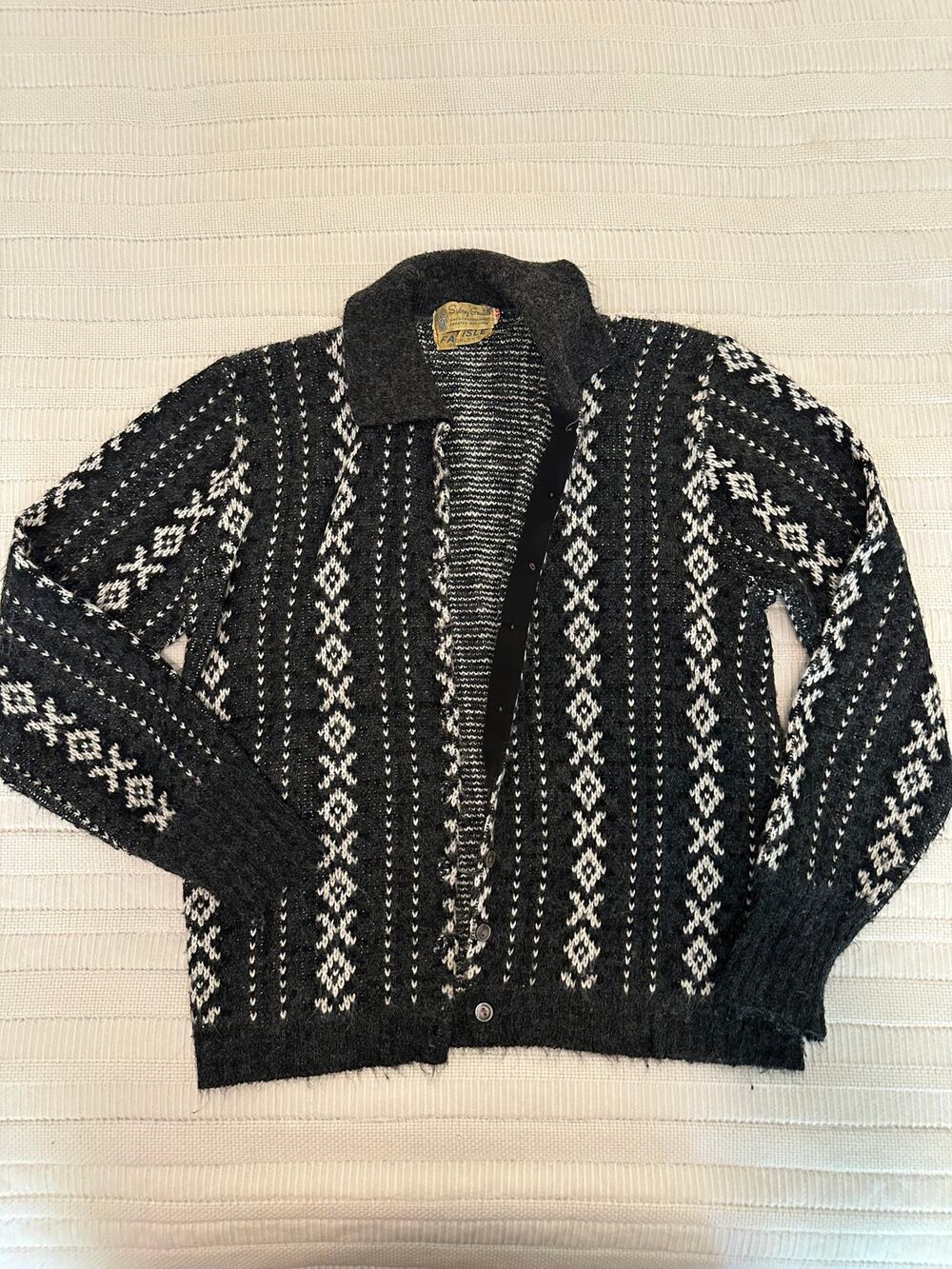 Vintage Sidney Gould 40 Fair Isle Sweater